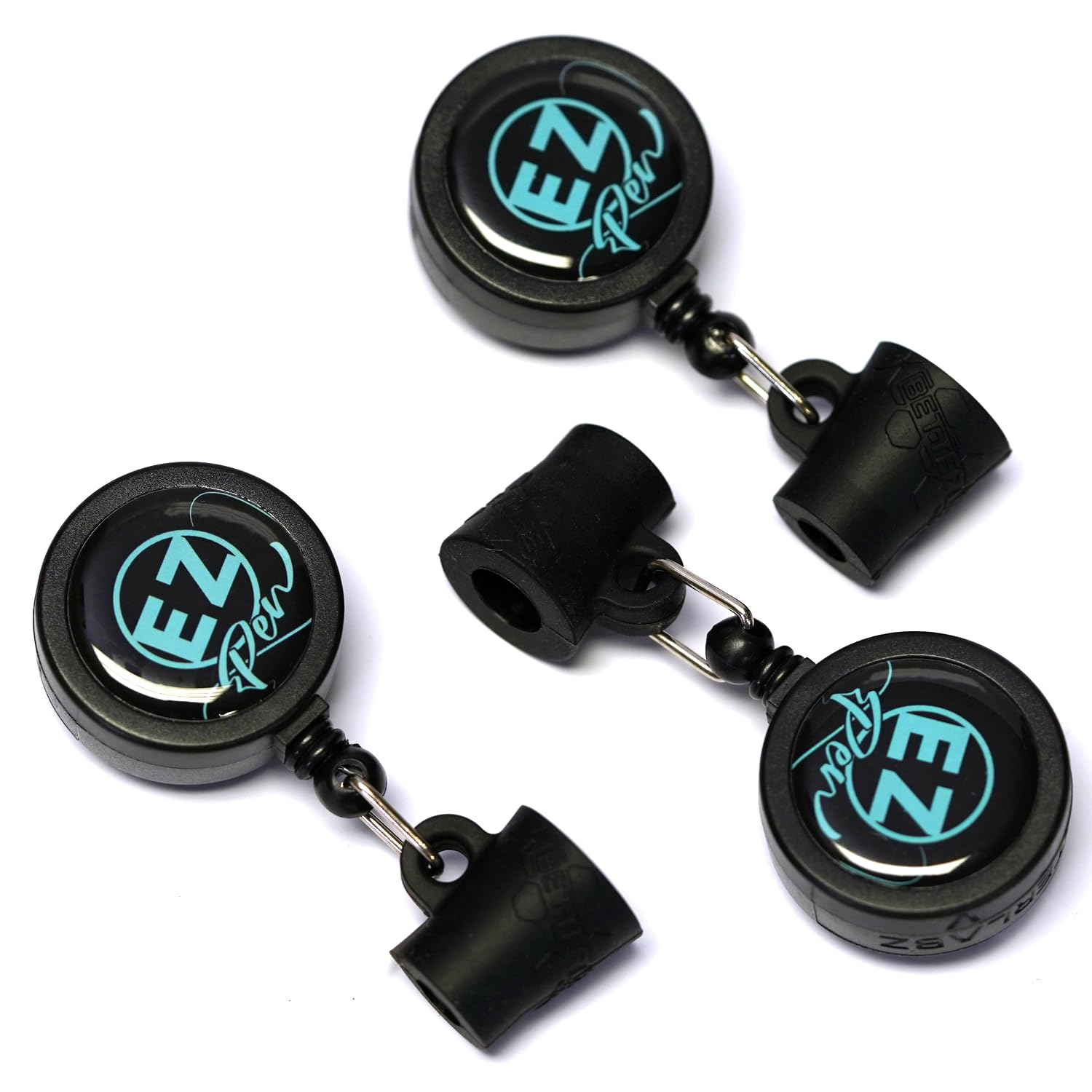 Ez Pen Retractable Pen Reel For Nurses, Teachers, Waitresses, Carpenters, Construction Workers, Contractors & Pros (Non-Stop 3 P