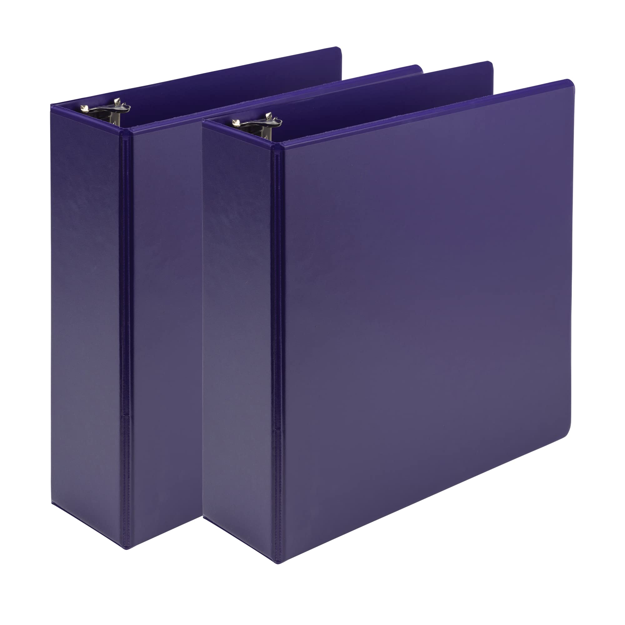 Samsill Earths Choice, Durable Fashion Color 3 Ring View Binder, 3 Inch Round Ring, Up To 25% Plant Based Plastic, Eco-Friendly,