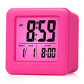 Plumeet Digital Kids Alarm Clock with Snooze and Nightlight - Easy Setting Silicone Clock Display Time, Date - Loud for Bedroom 