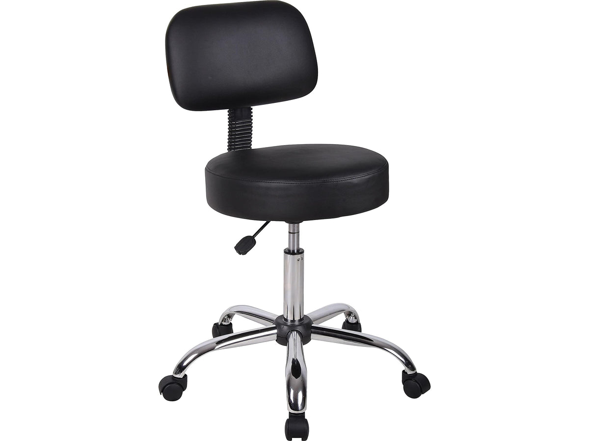 Be Well Medical Spa Professional 26.5-Inch Drafting Stool, Black (B245-BK) B245-BK