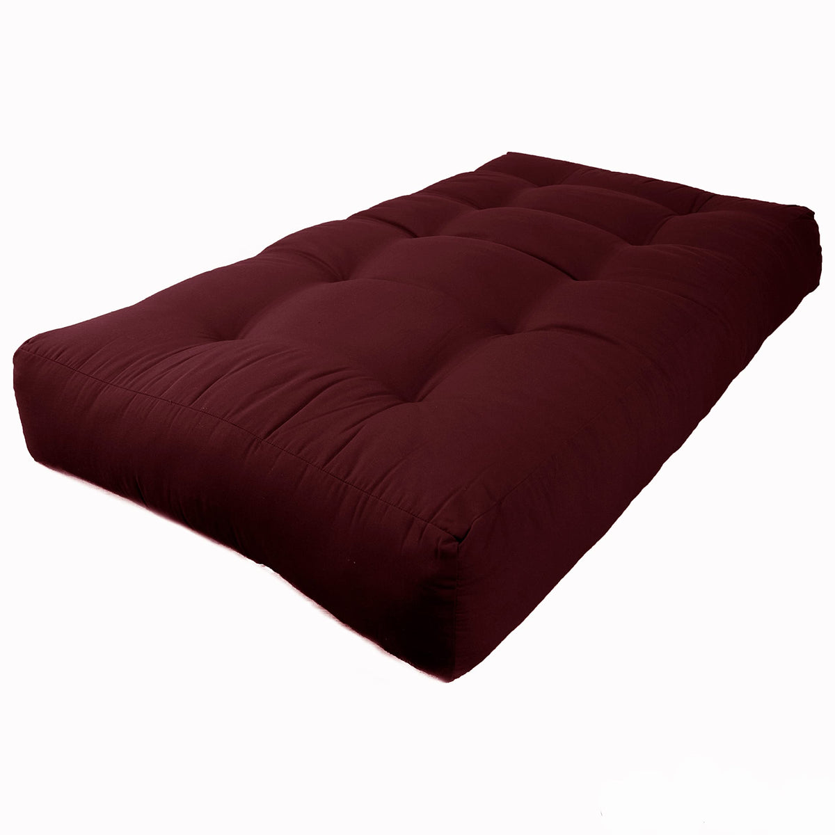 Blazing Needles Renewal 9&quot; Twill Futon Mattress, Twin, Burgundy