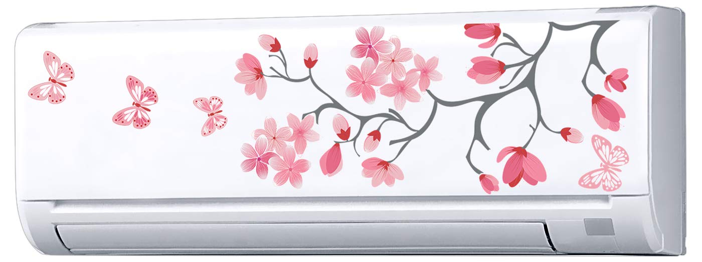 Decopix Ac Sticker Fridge Sticker Wall Sticker Split Ac Stickers Air Conditioner Sticker - Standard Size (Fit for All Models/Si
