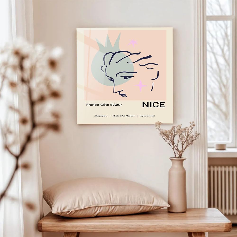 DesignSkinz Wall Art | Acrylic Glossy Printed Frame|Home Decor for Living Room, Bedroom, Office, Study, Shelf (17x17inch)  Papi