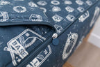 Beddy'S Sports Theme Boys Durable Zipper Bedding, Bed In A Bag, Blue Sheets With Baseball, Football, Basketball, Soccer Comforte
