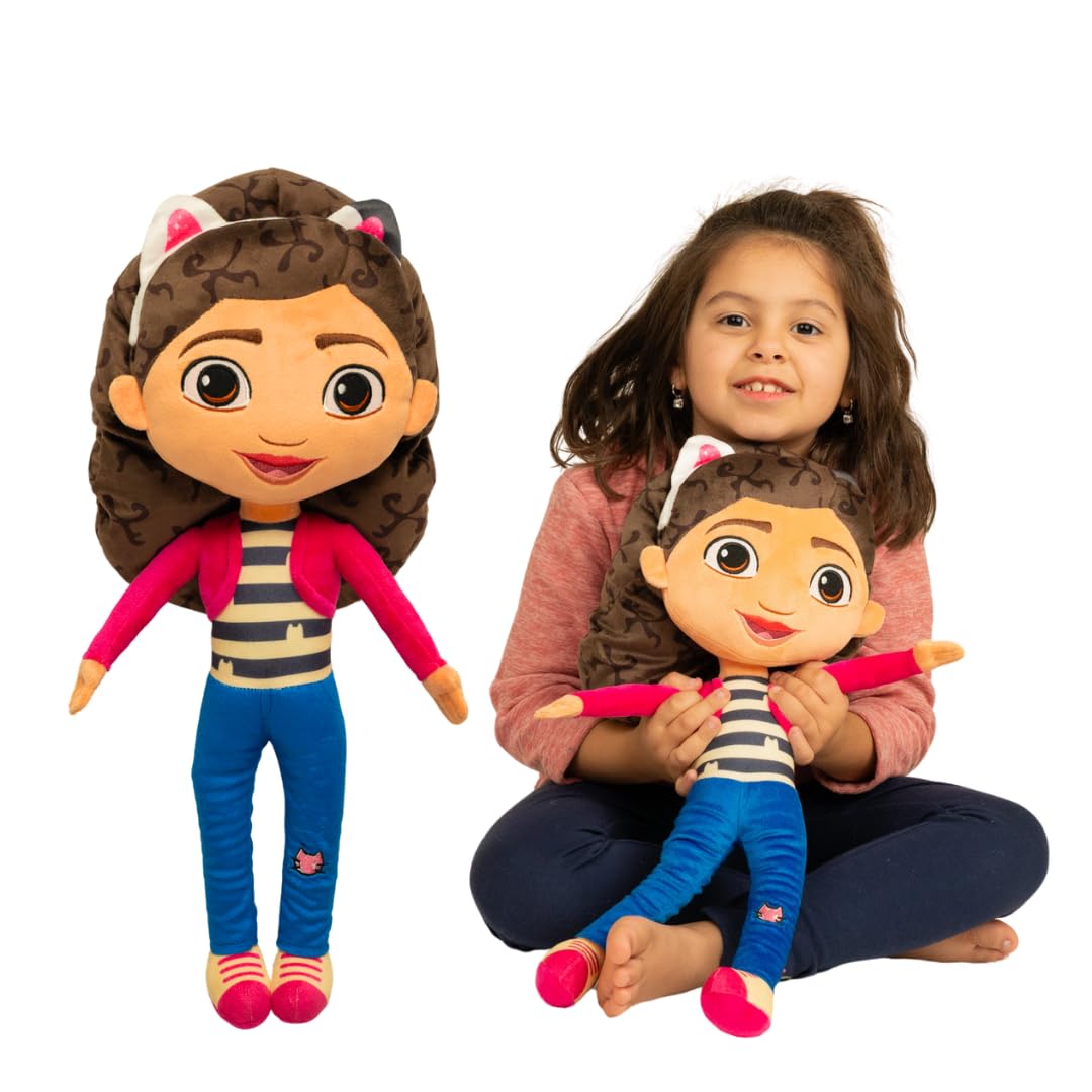 Franco Dreamworks Gabby'S Dollhouse Kids Bedding Super Soft Plush Decorative Throw Cuddle Pillow, (Officially Licensed Product)