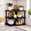 Appeasy 3Tier Corner Storage Shelf, Compact Organizer For Bathroom, Kitchen, Office & Living RoomSpaceSaving Storage Unit, St