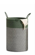 Woven Cotton Rope Laundry Basket 38x43 cm Large Clothes Hamper