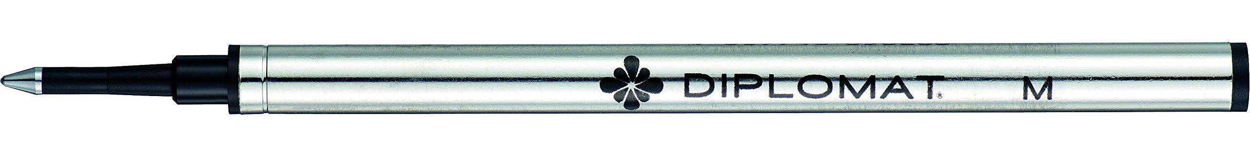 Diplomat Rollerball Refill - Metal Black