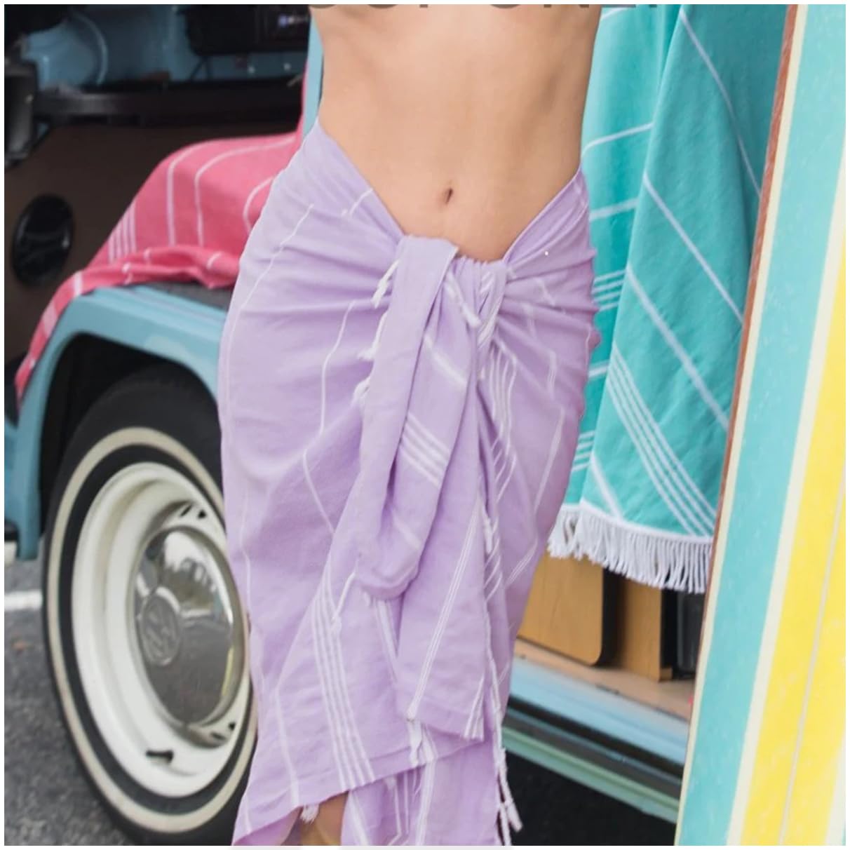 Antfuny 2 Packs Turkish Beach Towels Bathroom Pool Towel Adult Oversized Quick Dry Lightweight No Sand Extra Large Cloud Boho Ba