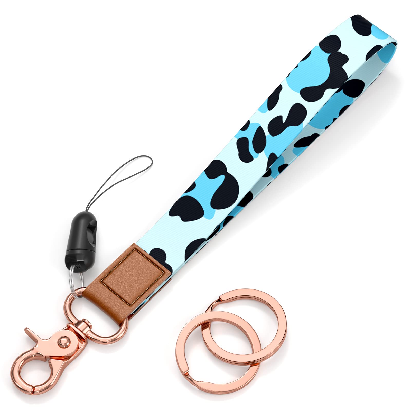 Rimilak Wristlet Keychain, Wrist Lanyard Key Chain For Women Men Car Keys Id Badges Card Wallet Phone Camera