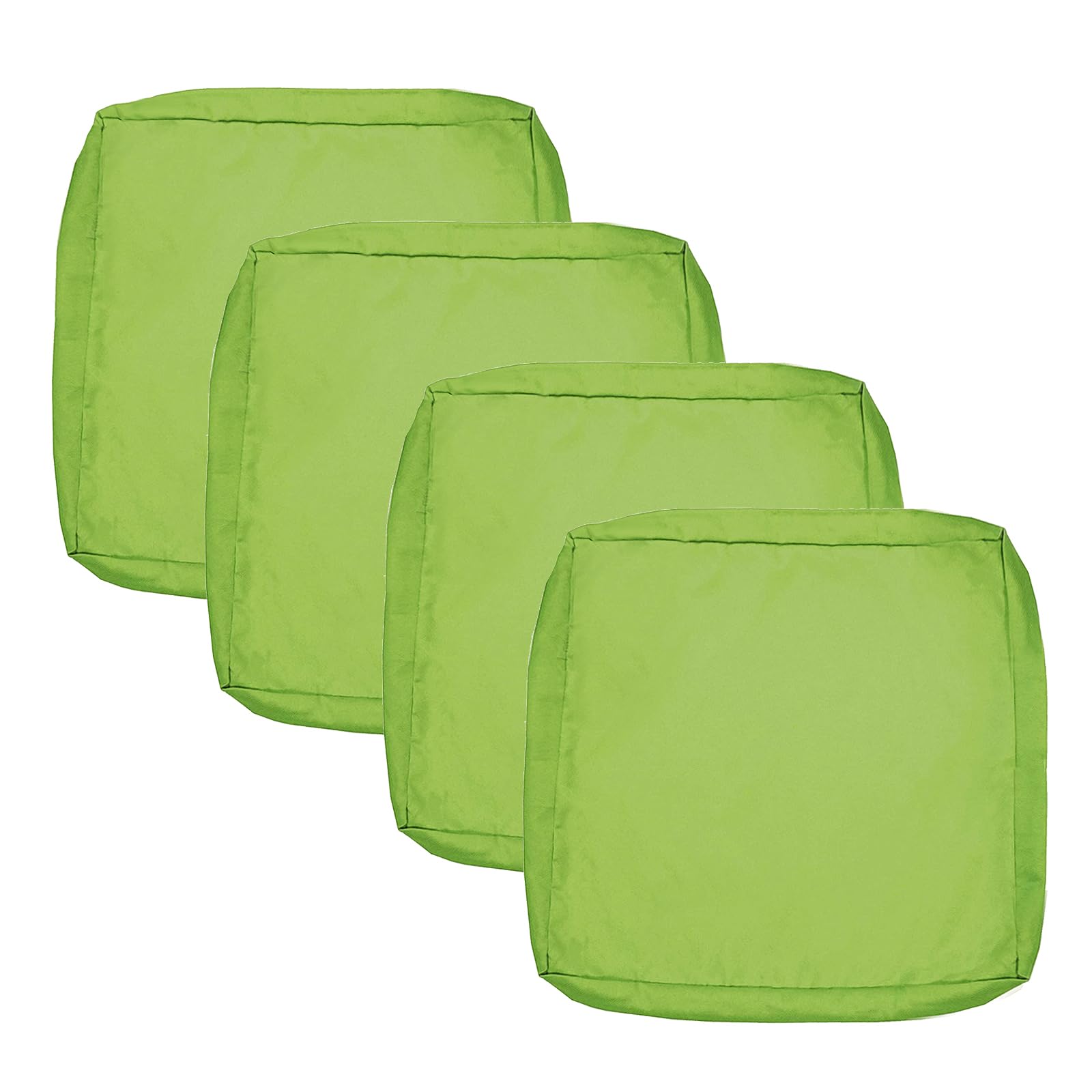 Sqodok Patio Cushion Covers 24X22 Waterproof Outdoor Cushion Covers Replacement 4Pack Patio Cushion Seat Slicovers For Sectional