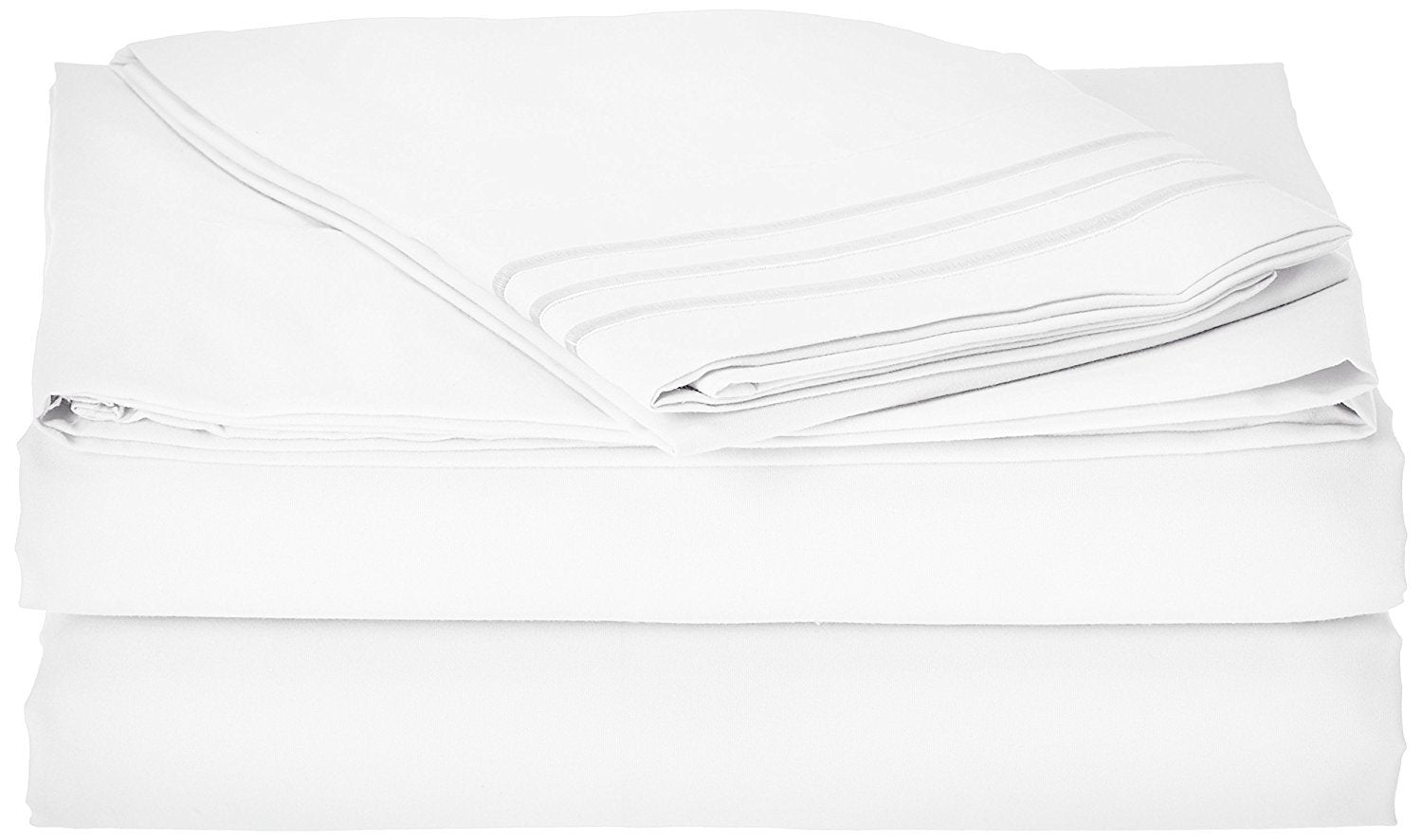 Elegant Comfort 1500 Premier Hotel Quality 4-Piece Bed Sheet Sets, Deep Pockets - Luxurious Wrinkle Free & Fade Resistant, Calif