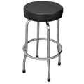 Torin ATRP6185B-1 Swivel Bar Stool: Padded Garage/Shop Seat with Chrome Plated Legs, Black
