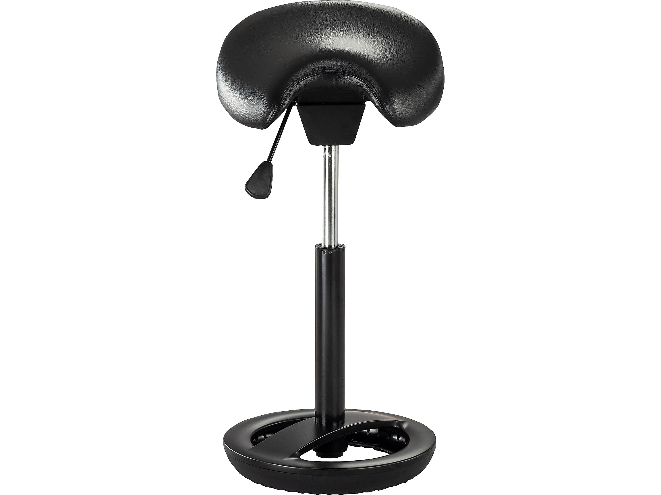 Safco Products 3006BV Twixt Saddle Seat Stool, Adjustable Extended Height, Unique Ergonomic Design