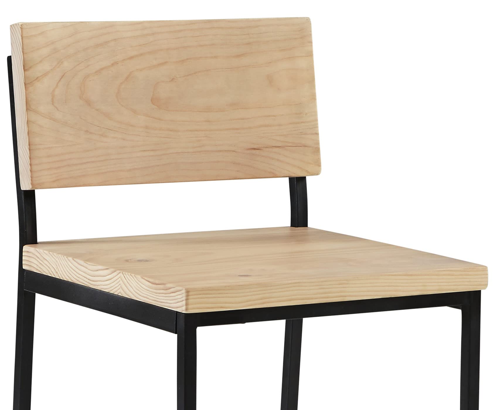 Progressive Furniture Sawyer Wood/Metal Counter Stool Natural/Gunmetal