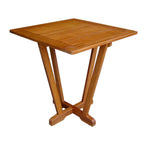International Caravan Furniture Piece Royal Tahiti Outdoor 28" Square Inverted Pyramid Table