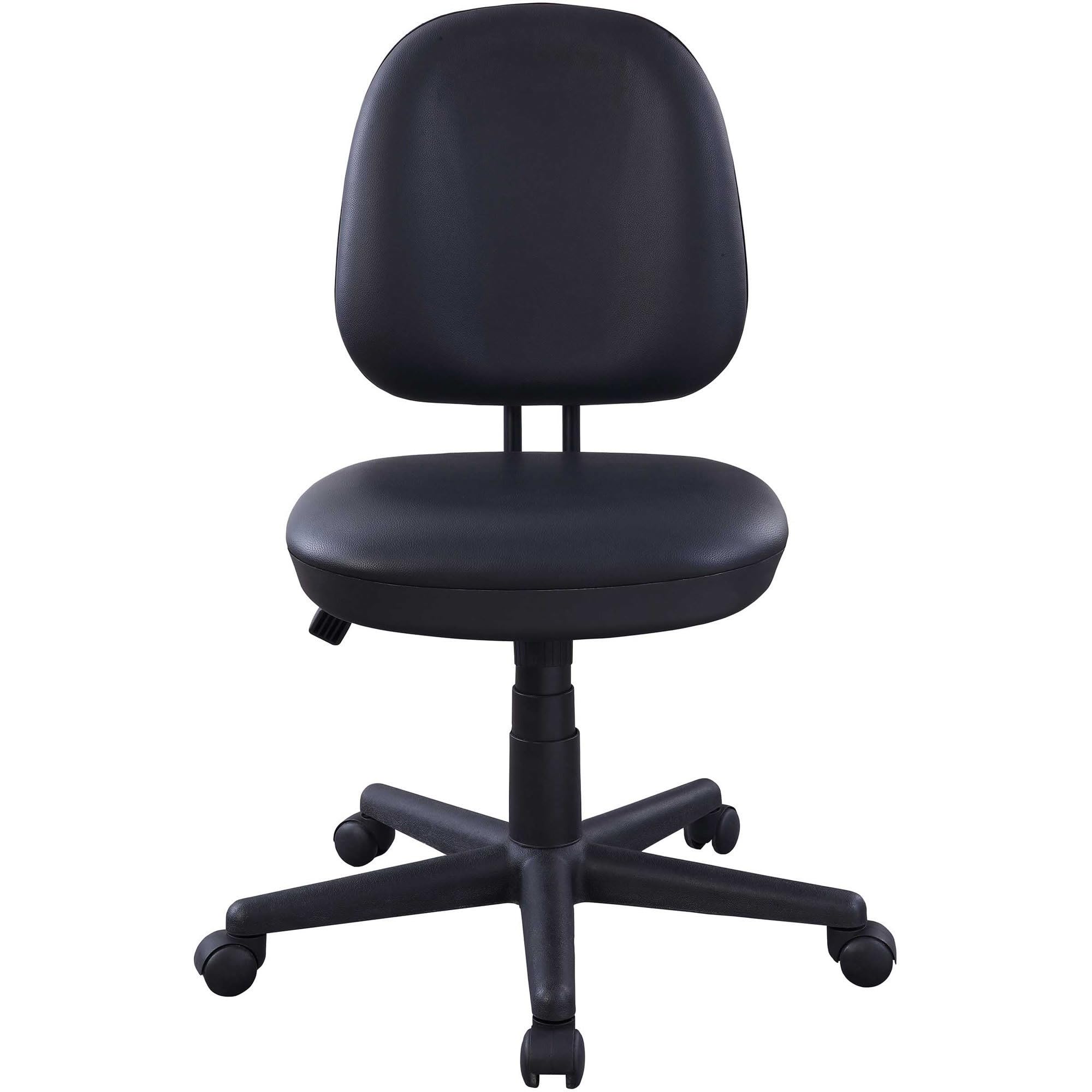 Lorell Vinyl Task Chair, Black