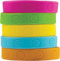 Teacher Created Resources Happy Faces Award Wristband Silicone, Pack Of 10