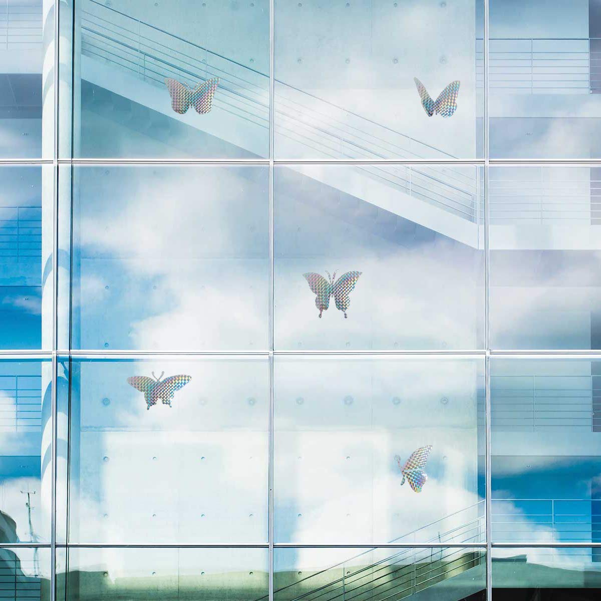 30 Pieces Anti Collision Window Stickers For Birds, Glass Window Decals Clings For Bird Strikes, Stop Birds From Hitting Windows