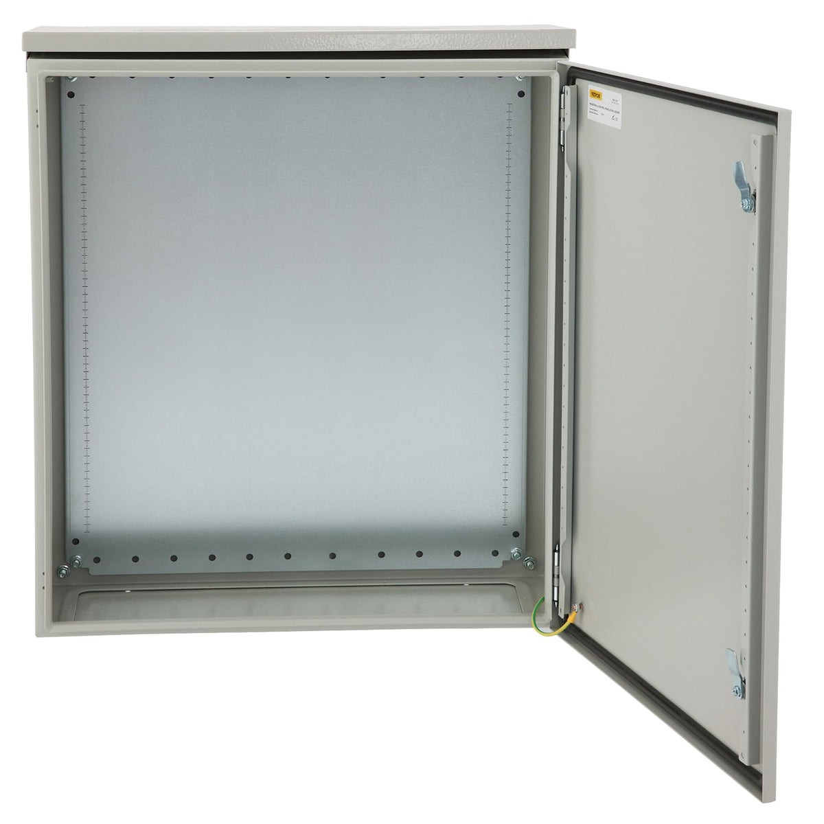 VEVOR Electrical Enclosure, 24'' x 24'' x 8'', NEMA 4 Outdoor Enclosure, IP65 Waterproof & Dustproof Cold-Rolled Carbon Steel Hi
