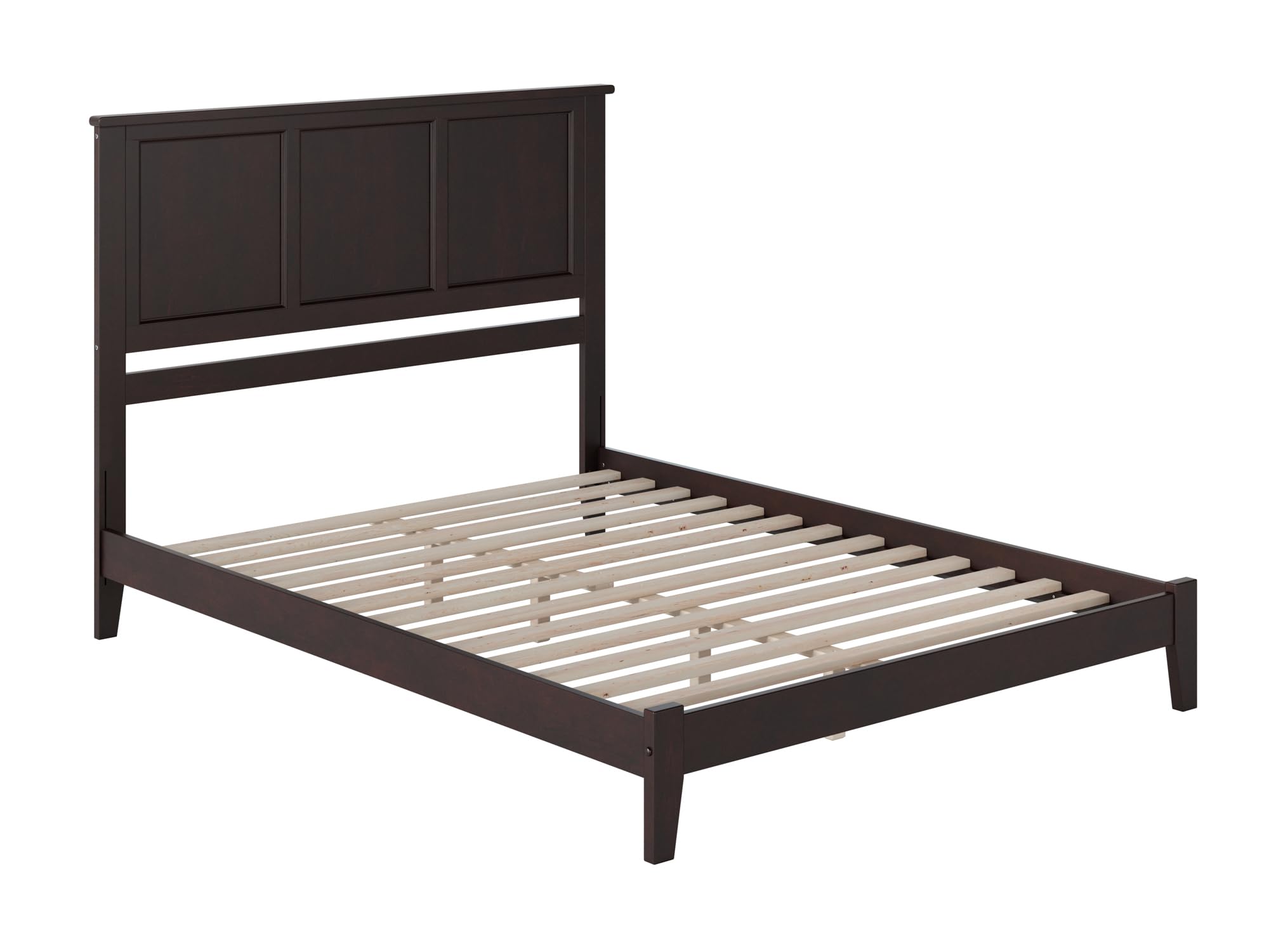 Afi, Madison, Low Profile Wood Platform Bed, Queen, Espresso