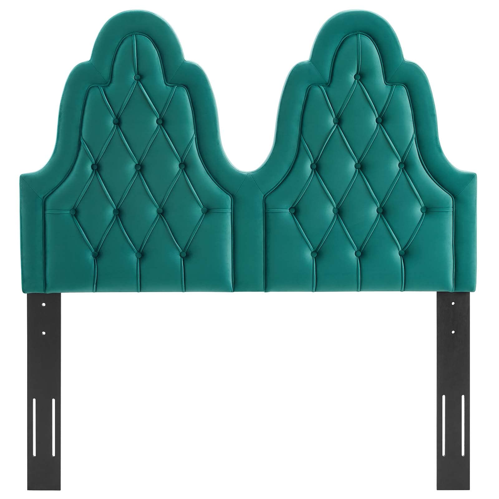 Modway Augustine Tufted Performance Velvet Headboard, King/California King, Teal