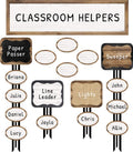 Schoolgirl Style 47 Pieces Industrial Chic Job Assignment Mini Bulletin Board Set 21' X 6'