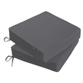 Patioglow Outdoor Chair Cushions 17 X 16 X 2 Inch, Waterproof & Fade Resistant Patio Seat Cushion For Furniture With Handle And