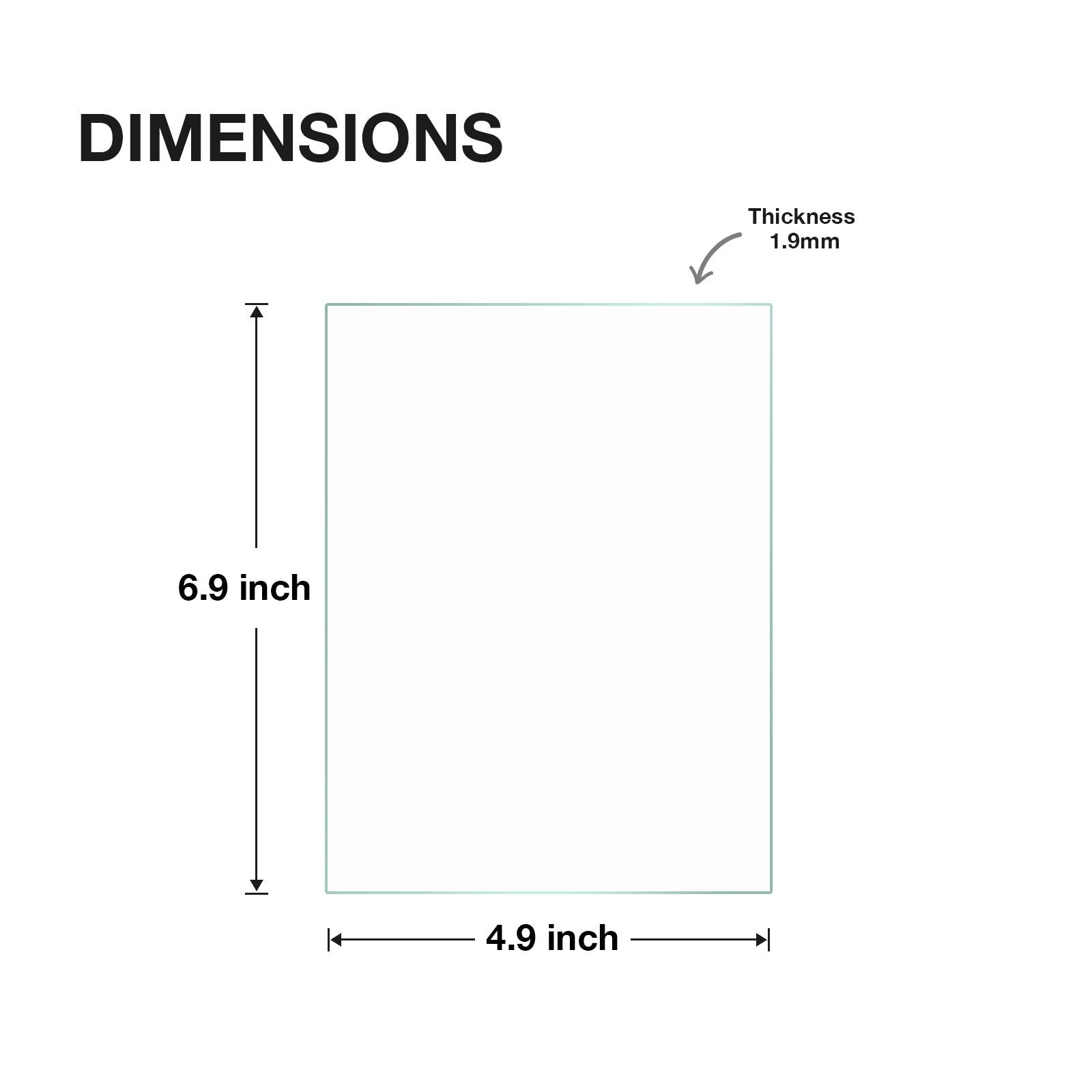 Egofine 5X7 Heat-Strengthened Glass Replacement 2 Pack, For 5 By 7 Photo Frame, Semi-Tempered Glass Cover Sheet