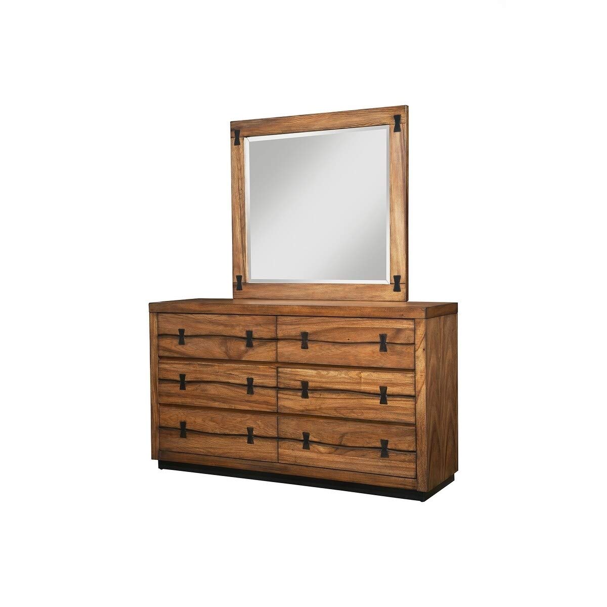 Alpine Furniture Live Edge Bedroom Mirror