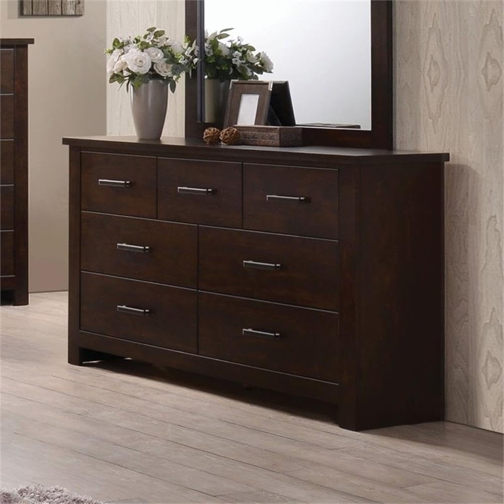 Acme Panang Wood Dresser in Mahogany
