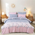 Decomizer 300 Tc Super Soft Glace Cotton King Size Ac Comforter Ii Blanket Ii Duvet For Double Bed With 1 Flat Bedsheet And 2 Pi