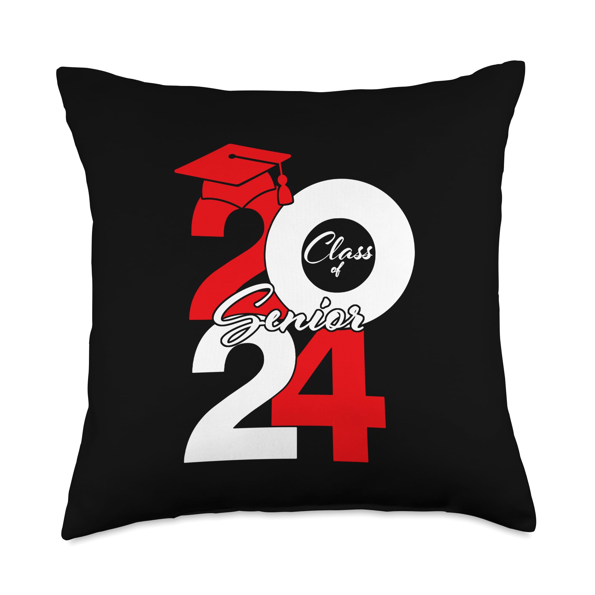 Class of 2024 Senior 2024 Back to School Graduation 2024 Throw Pillow