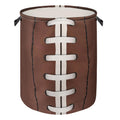Football Laundry Basket for Boys Room Decor, Ball Gift Kids Nursery Hamper for Bathroom Bedroom, Teens Baby Clothes Storage Bag 