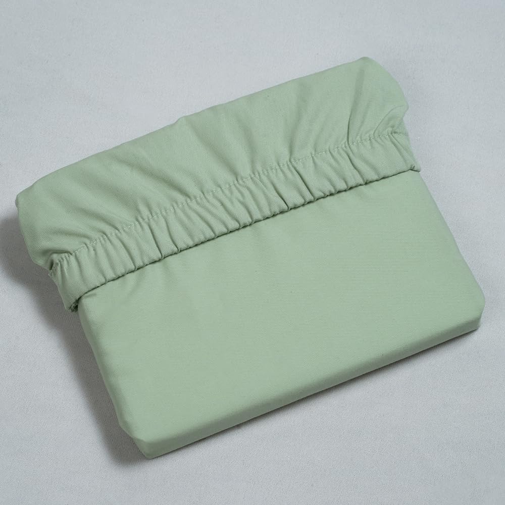 Atelier Bedding 100% Cotton Fitted Sheet 400 Thread Count 15'' Deep Pockets Soft & Silky Cool Luxury Percale Weave for Home & Ho