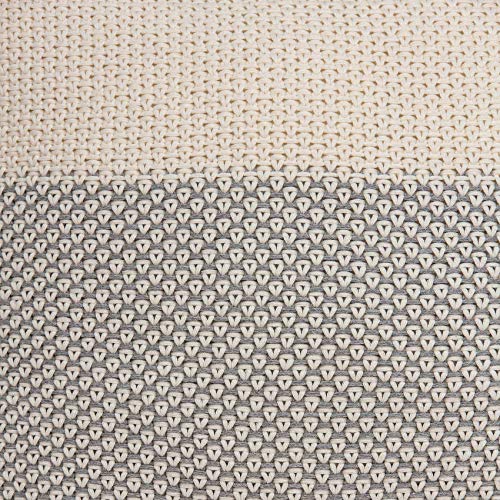 HomeRoots 100% Cotton Parkland Collection Evo Transitional Tan Pillow Cover