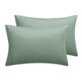 Bedsure Queen Pillowcases Set Of 2 - Iceberg Green Pillow Cases Queen Size 2 Pack 20 X 30 Inches, Brushed Microfiber, Pillow Case Covers With Envelop Closure