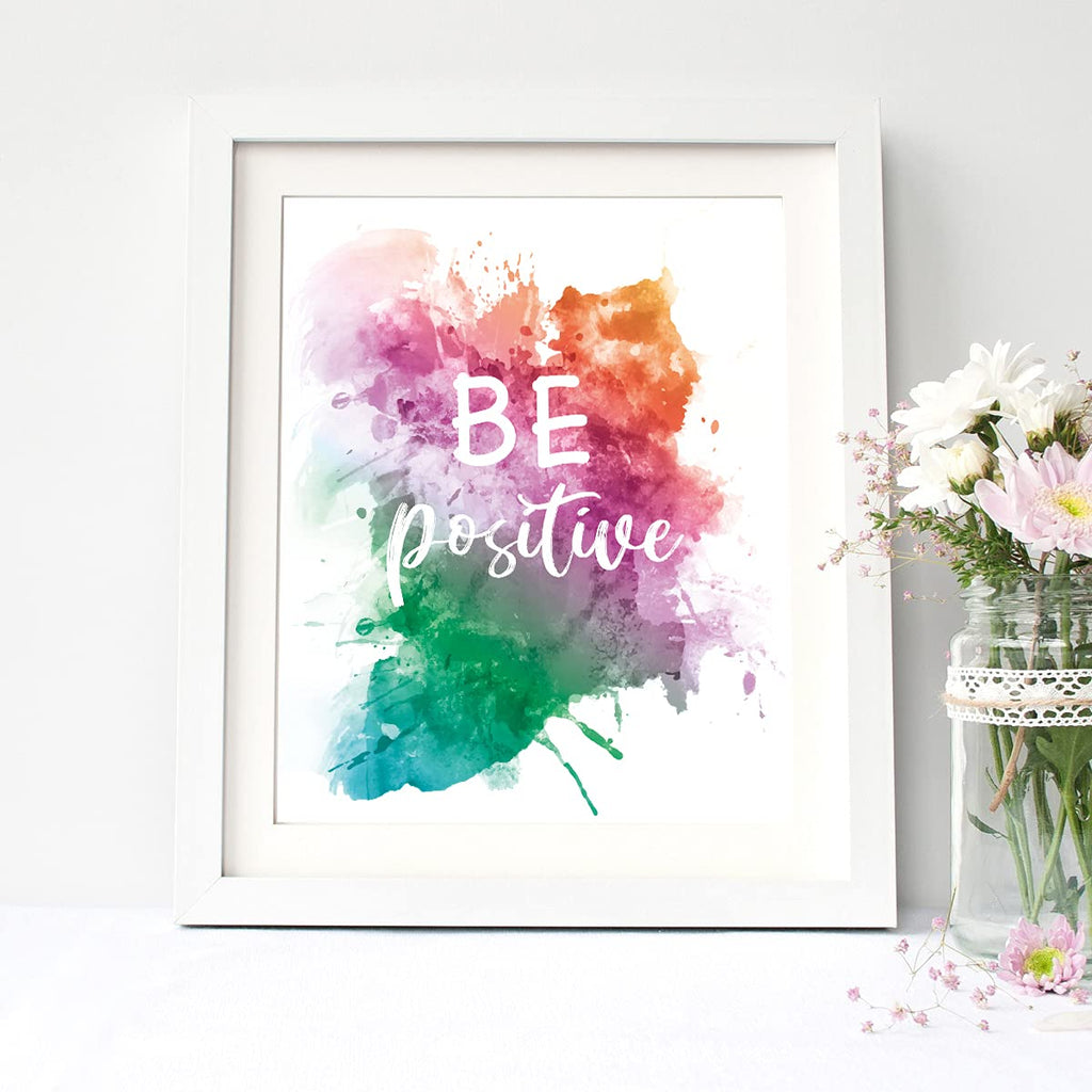 Inspirational Wall Art Motivational Art Prints And Quotes And Sayings Poster Girls Teens Bedroom Decor Sayings Positive Phrase P