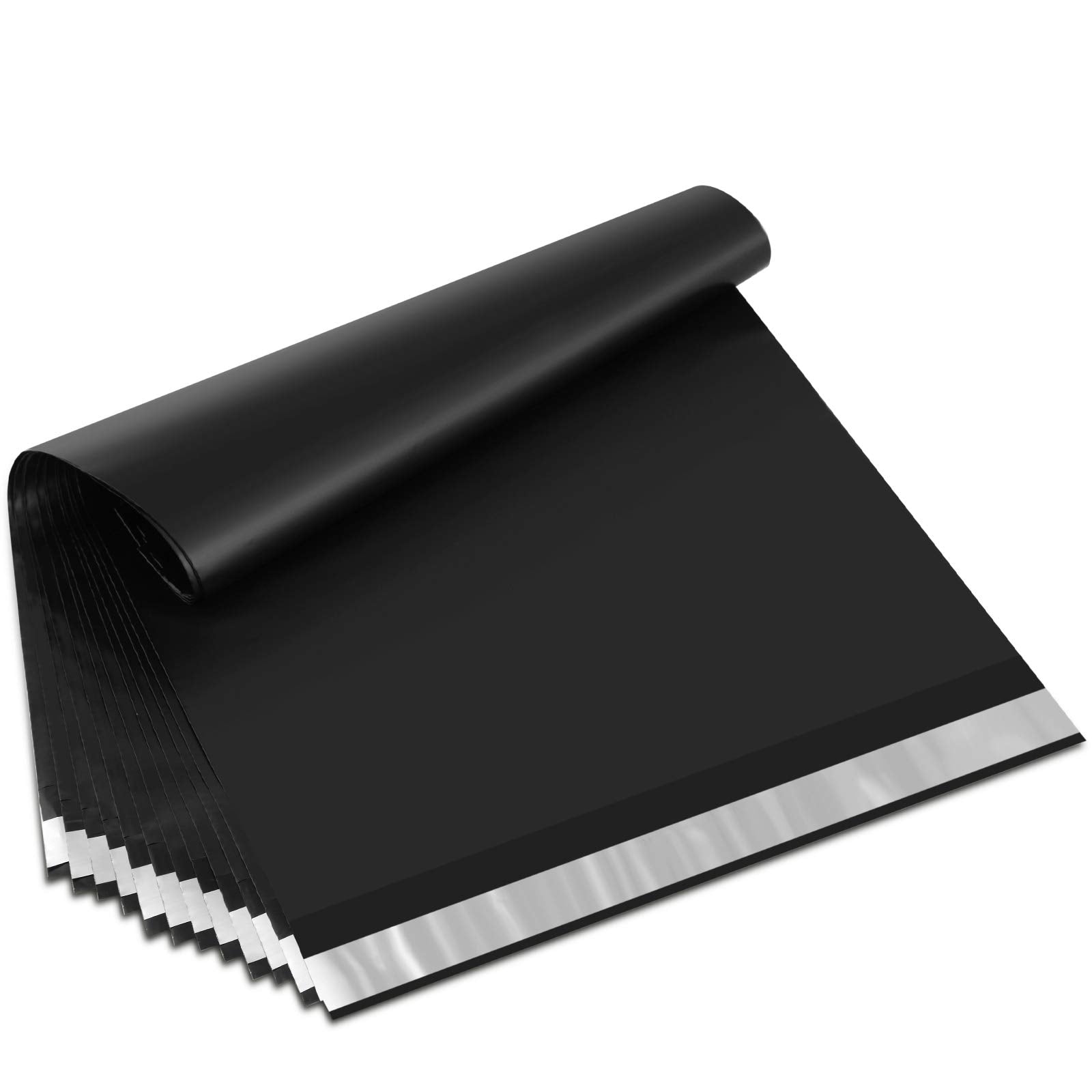 Ucgou Poly Mailers 10X13 Inch Black 200 Pack Shipping Bags #4 Strong Mailing Envelopes Boutique Packaging Postal Self Seal Adhes