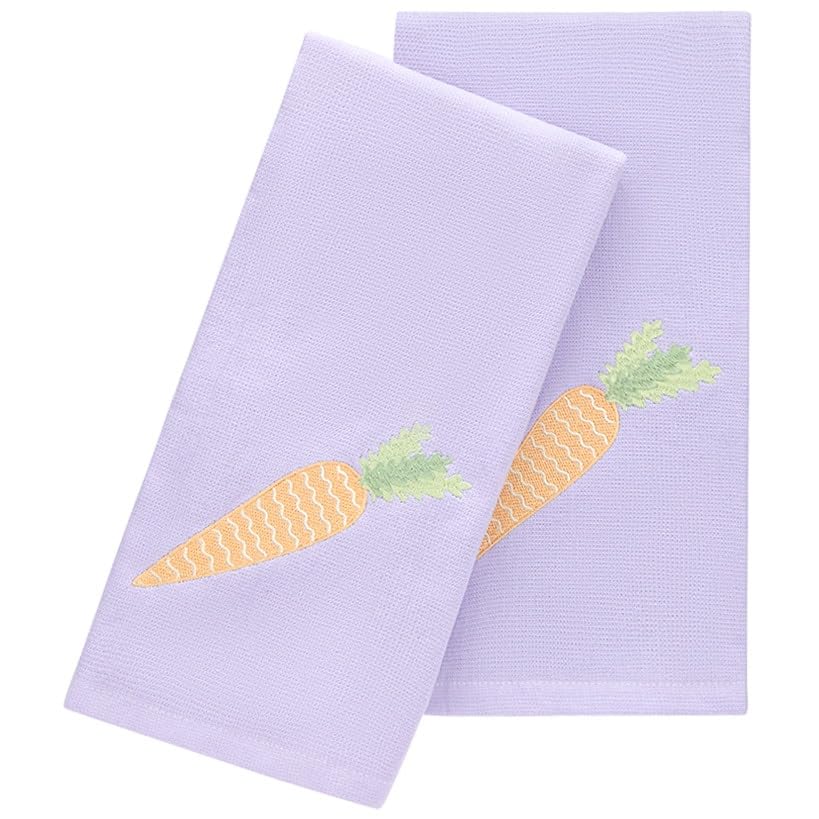 Carrots Bath Collection  Set of 2 Hand Towels