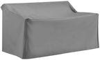 Crosley Furniture Patio Furniture Covers, Waterproof Outdoor Loveseat Cover for Backyard, Deck, Gray