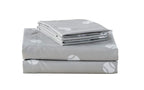 Chezmoi Collection 3-Piece Kids/Teens Sports Sheet Set - Soft Microfiber Gray White Baseball, Twin XL Size