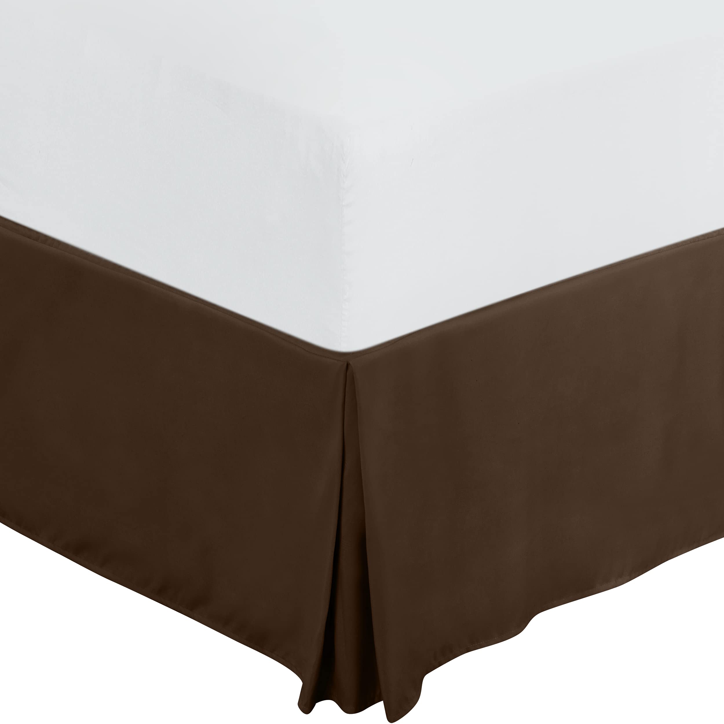 Utopia Bedding King Bed Skirt - Soft Quadruple Pleated Ruffle - Easy Fit With 16 Inch Tailored Drop - Hotel Quality, Shrinkage A