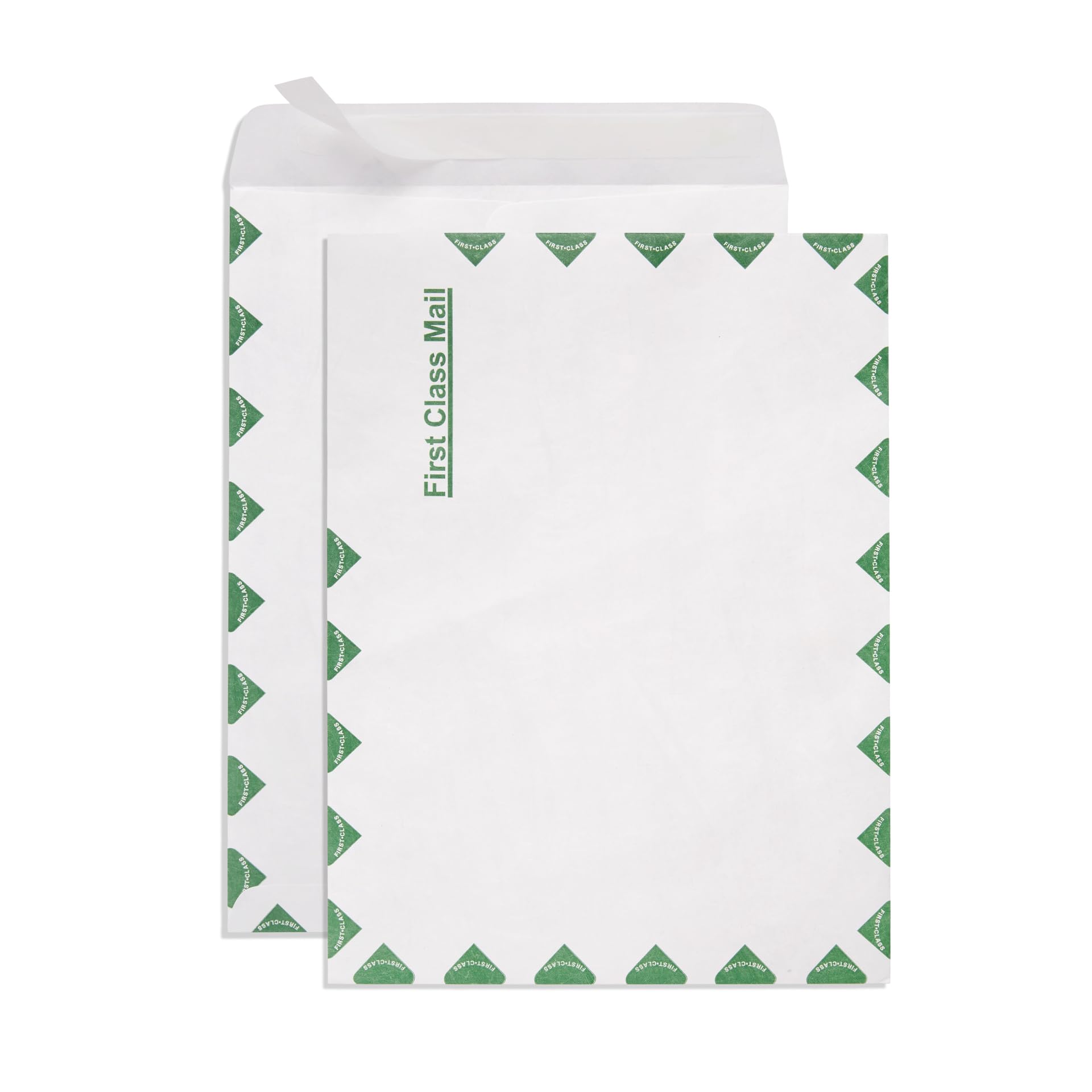 100 9X12 First Class Mail Tyvek Envelopes, Self Seal 9X12 Catalog Mailer, Ultra Strong 14Lb Tear Resistant Material For Secure M