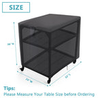 Hengme Outdoor Table Cover,Waterproof Outdoor Prep Table Cover For Ooni Medium Stainless Steel Table Cover - 32''L X 24''W X 36'