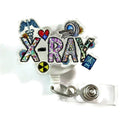 X-Ray Tech Badge Reel, Radiology Tech Id Badge Holder, Xray Technician Retractable Id Badge Clip, Radiographer Badge Reel, Radio