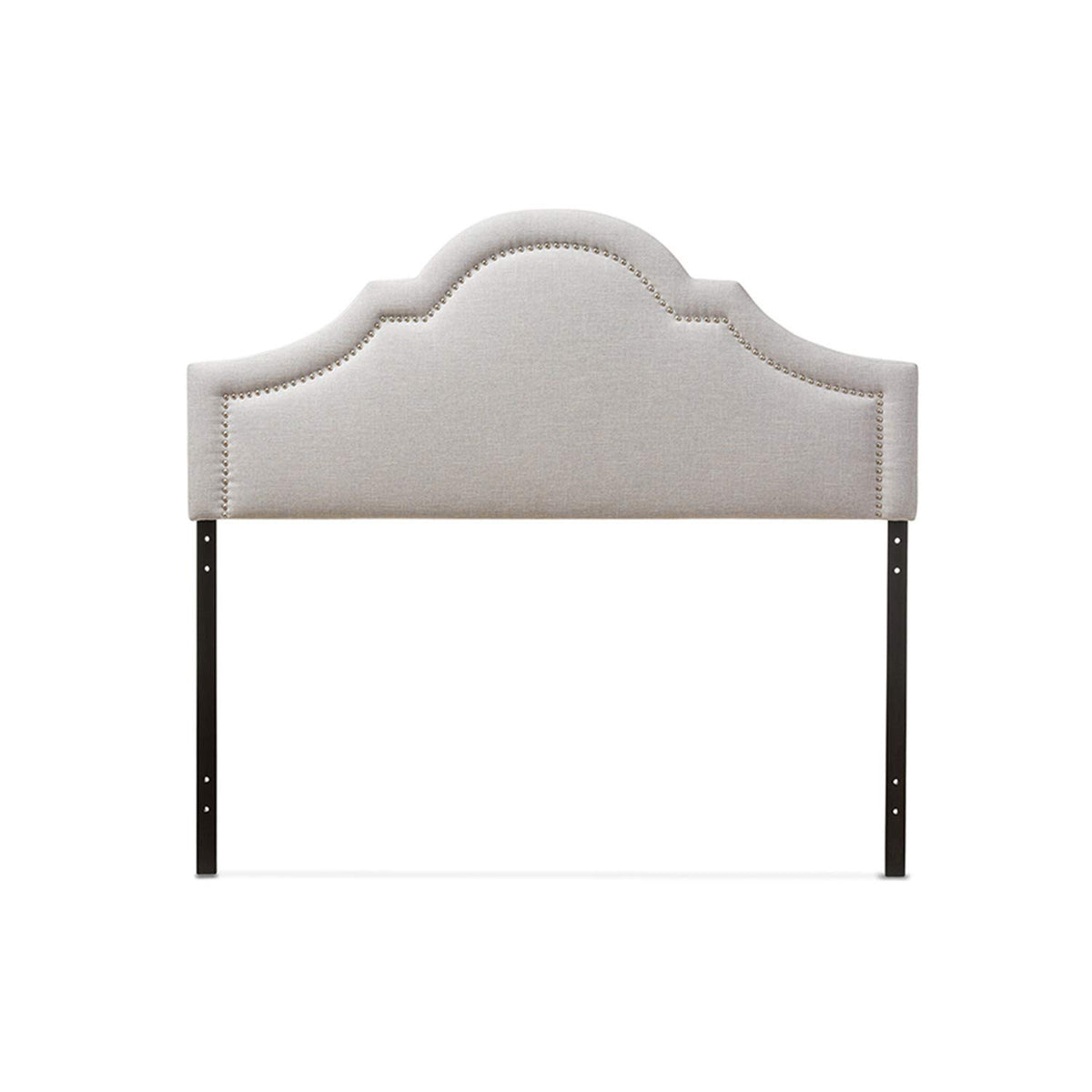 Baxton Studio Ritta Modern and Contemporary Upholstered Headboard Beige/Queen