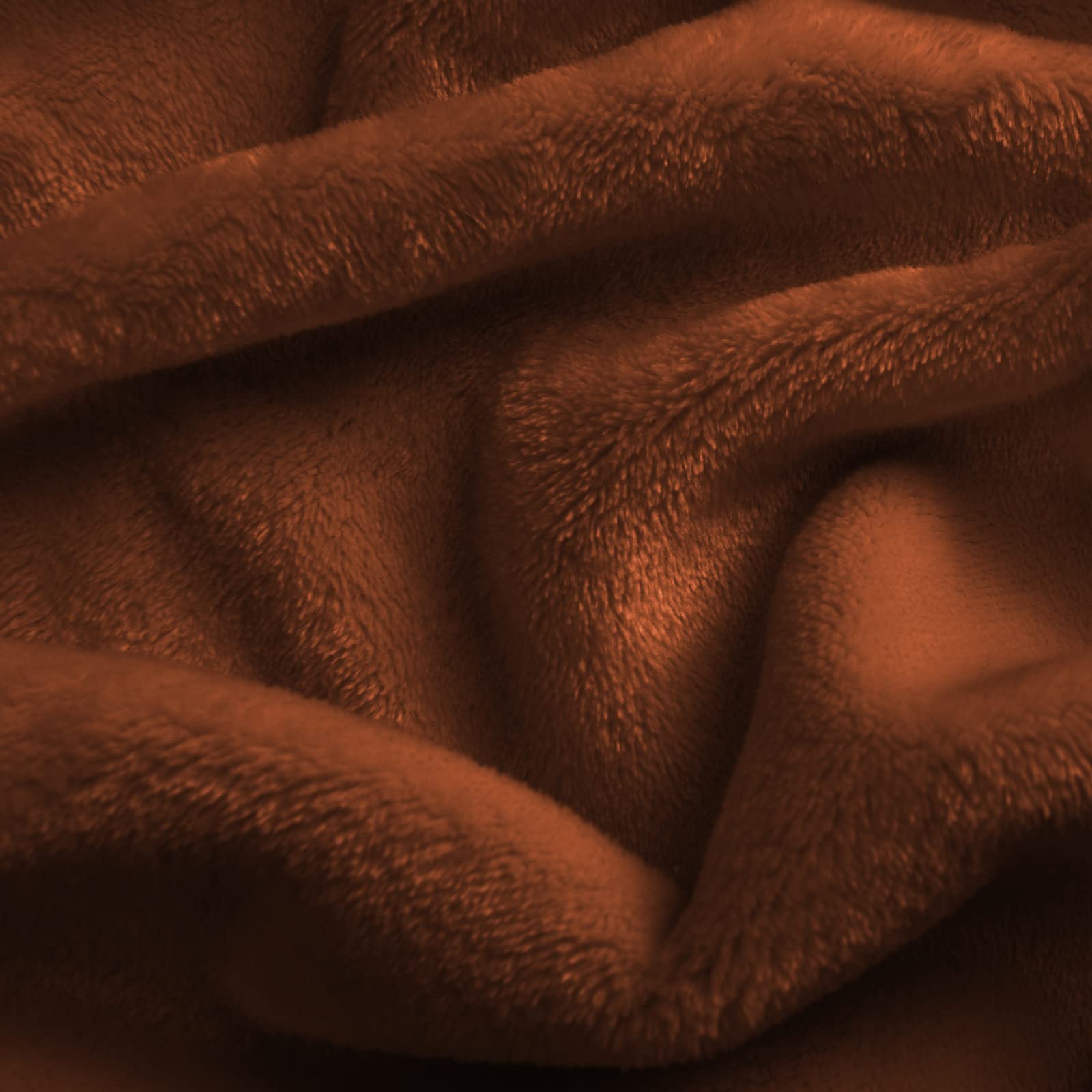 Sochow Flannel Fleece Blanket Throw Size, All Season Lightweight Super Soft Cozy Blanket For Bed Or Couch, Caramel, 50X60 Inches