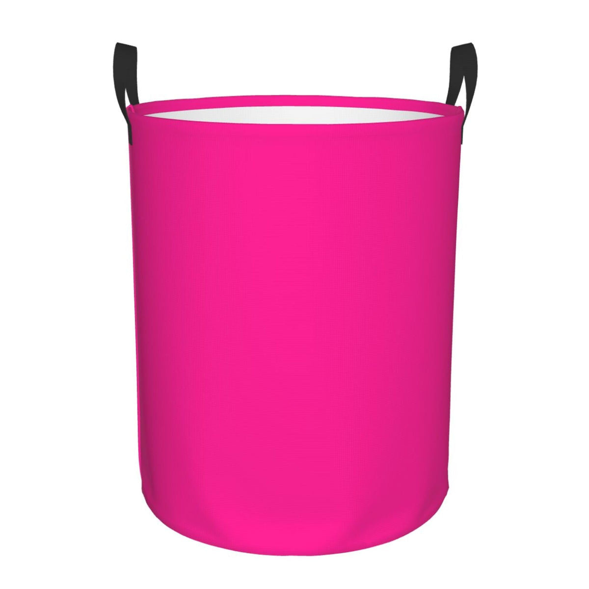 Large Laundry Hampers, Hot Pink Elegant Modern Color Collapsible Laundry Basket Waterproof Dirty Clothes Storage Bag Organizer C