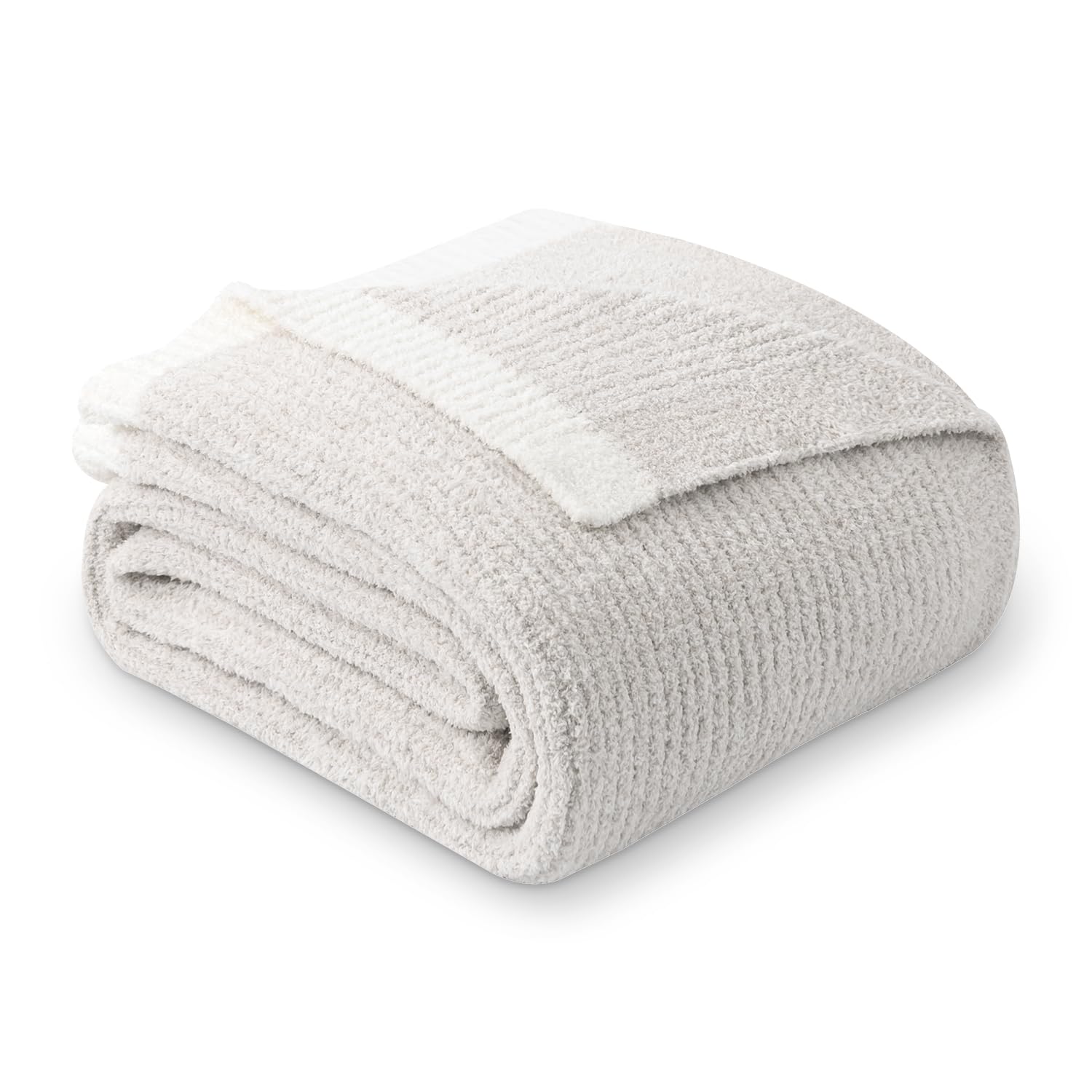 Mh Mylune Home Ultra Soft Ribbed Throw Blanket For Couch 60X80 Inches Luxurious Super Cozy Fluffy Microfiber Blanket Plush Warm